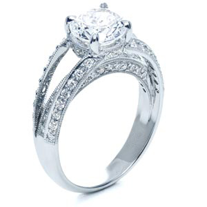 The final product will be cast and then finished and polished using tried-and-true bench techniques by our master jewelers