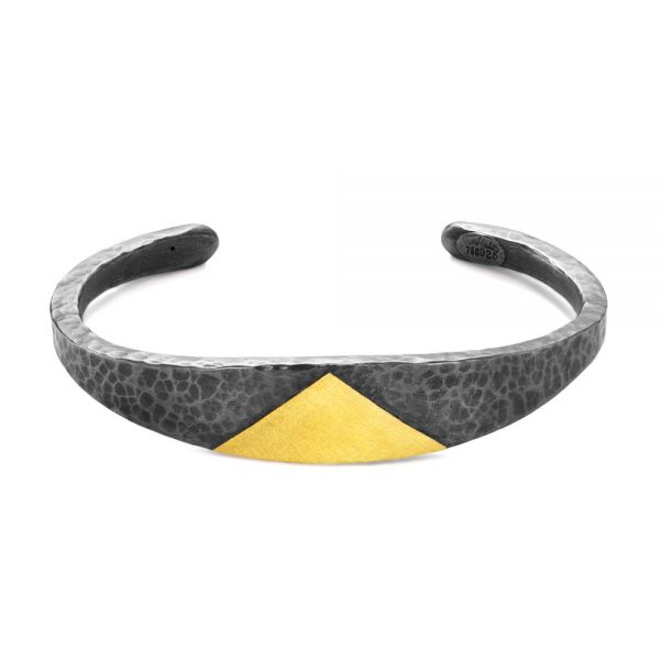 Two-tone Tapered Cuff Bracelet - Image