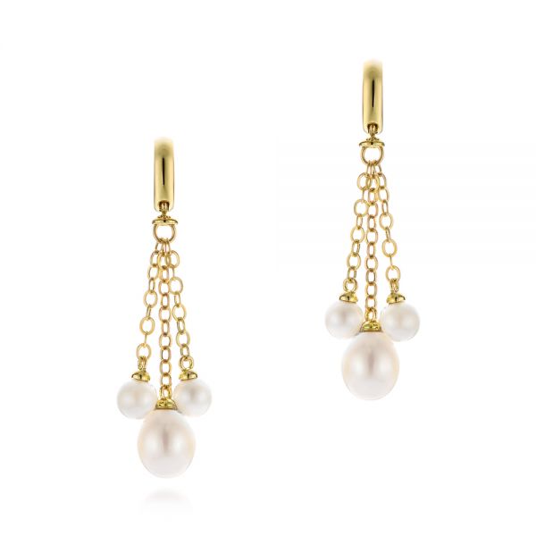 Pearl Drop Earrings - Image