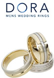 Dora Men's Wedding Rings
