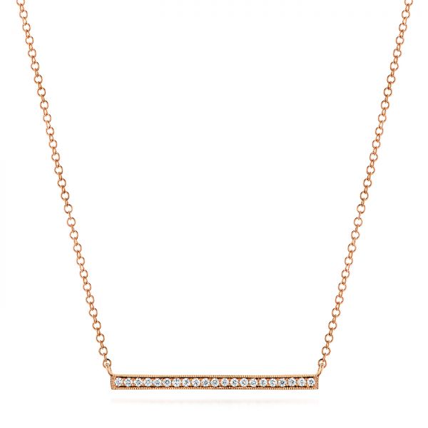 Bar Diamond Necklace - Image