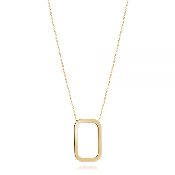 Open Rectangle Necklace - Image