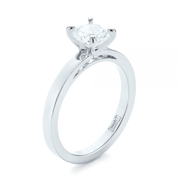 Solitaire Diamond Engagement Ring - Image