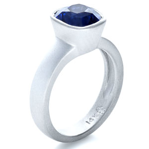 Custom Blue Sapphire Ring