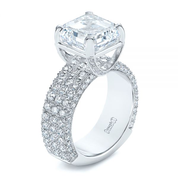 Art Deco Diamond Engagement Ring – Rebekah Brooks Jewelry