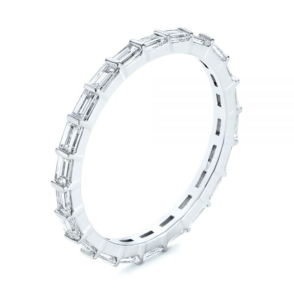 ROUND BRILLIANT AND BAGUETTE ALTERNATING ETERNITY BAND | Parker Diamonds