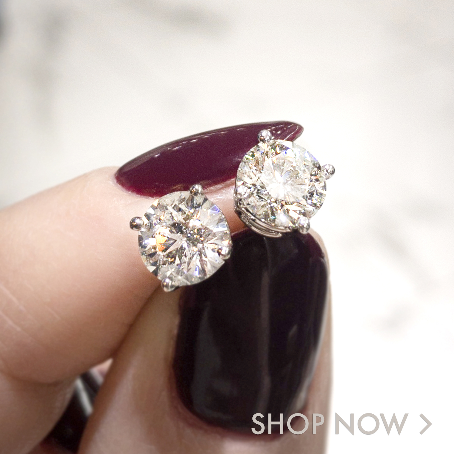 Diamond Stud Earrings