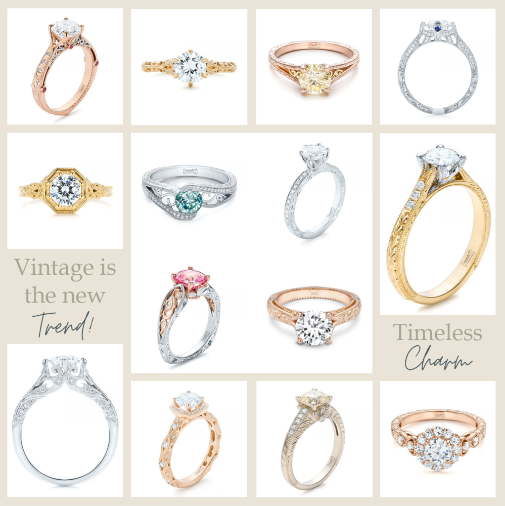 Vintage Inspired Engagement Rings Gallery
