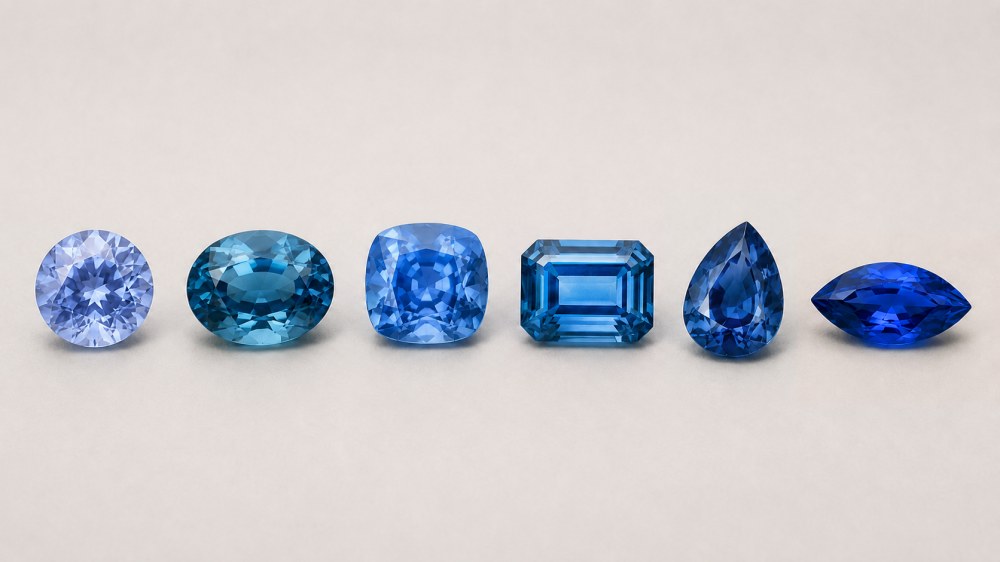 Range of Blue Sapphires
