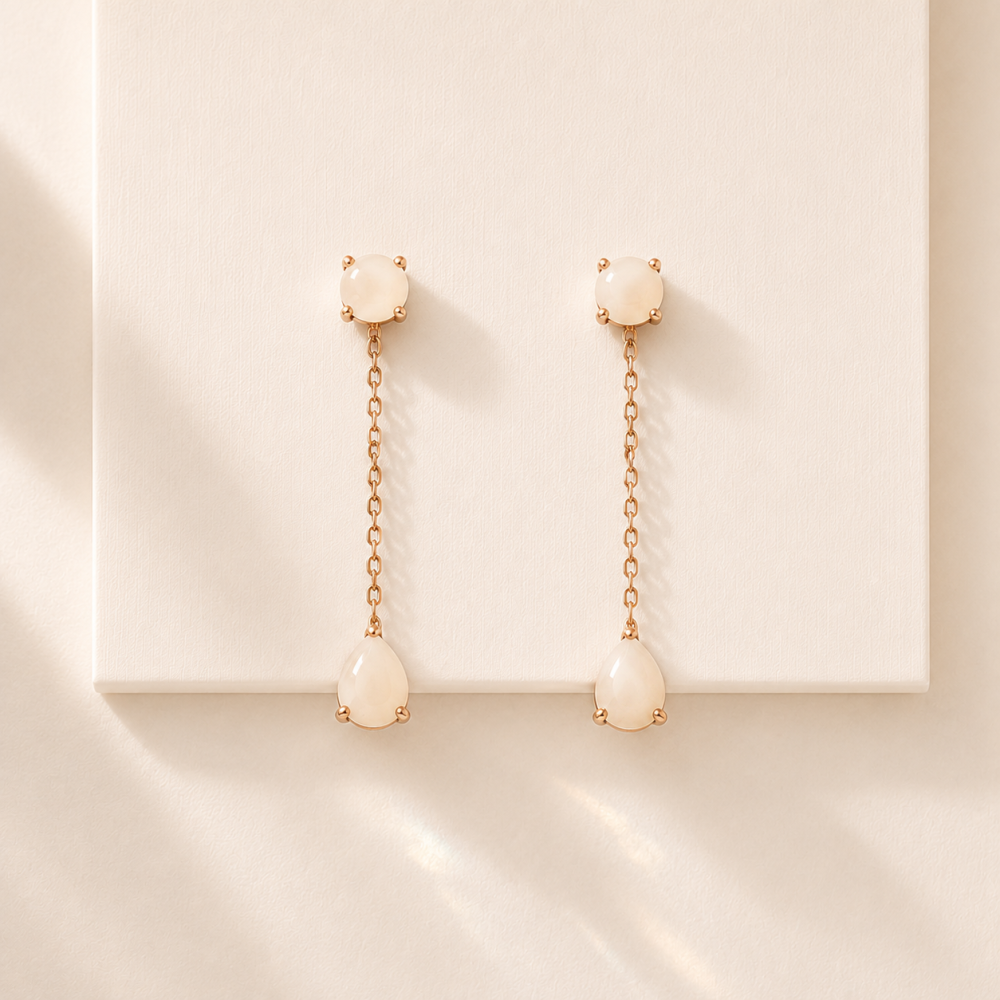 Opal Dangle Earrings