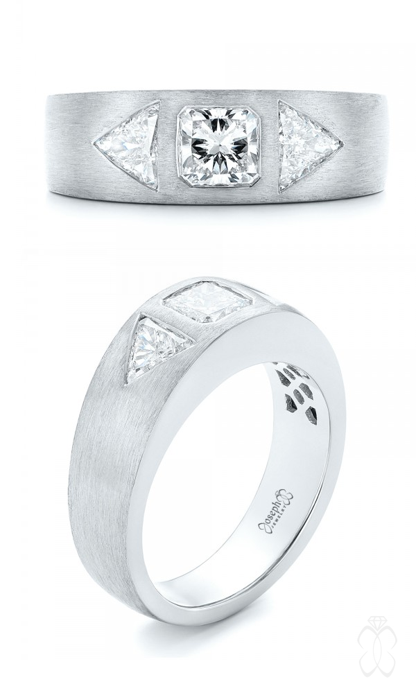 Custom Men's Diamond Wedding Band