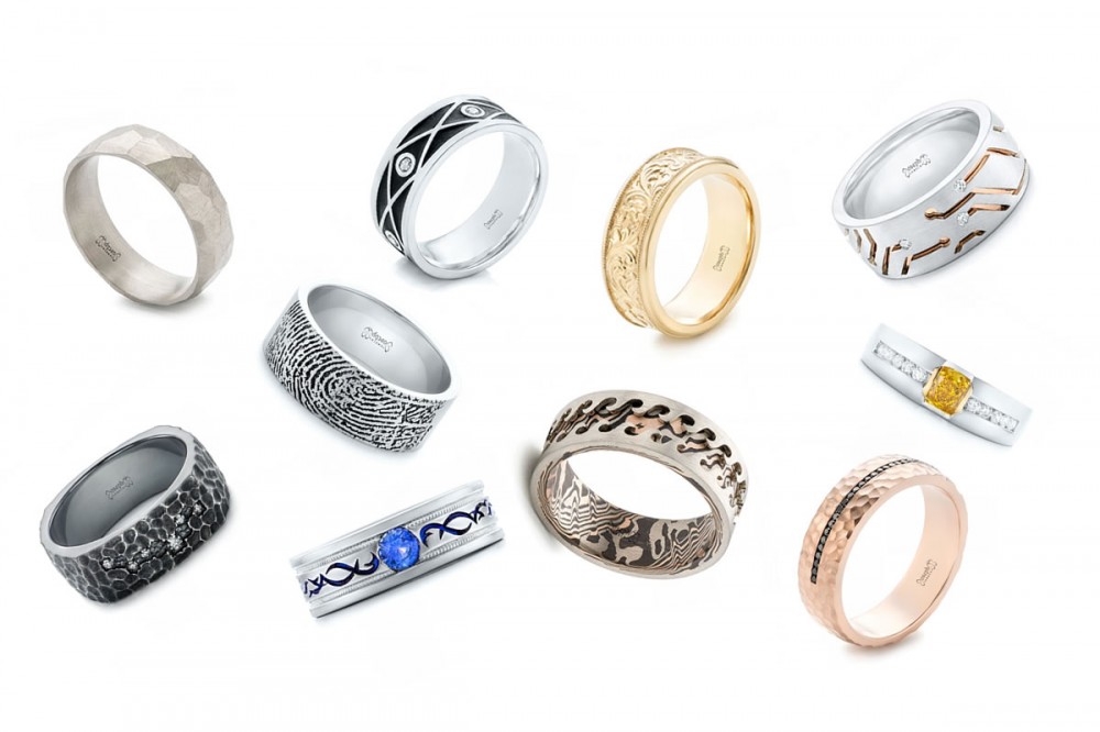 21 Unexpected Men's Wedding Rings For Every Personality