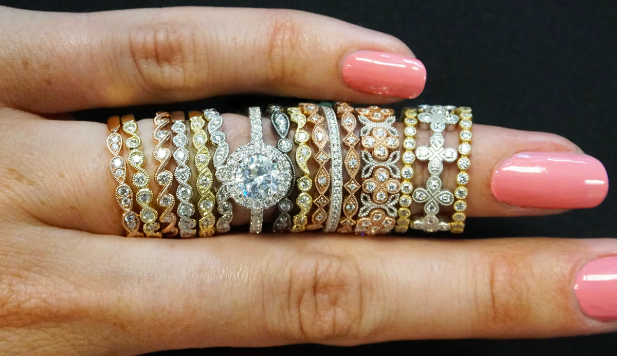 Joseph Jewelry Custom Stacked Rings