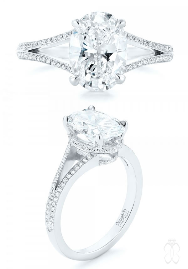 Joseph Jewelry Custom Diamond Engagement Ring