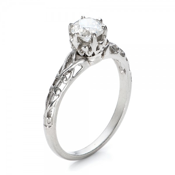 Joseph Jewelry estate diamond edwardian engagement ring #100896