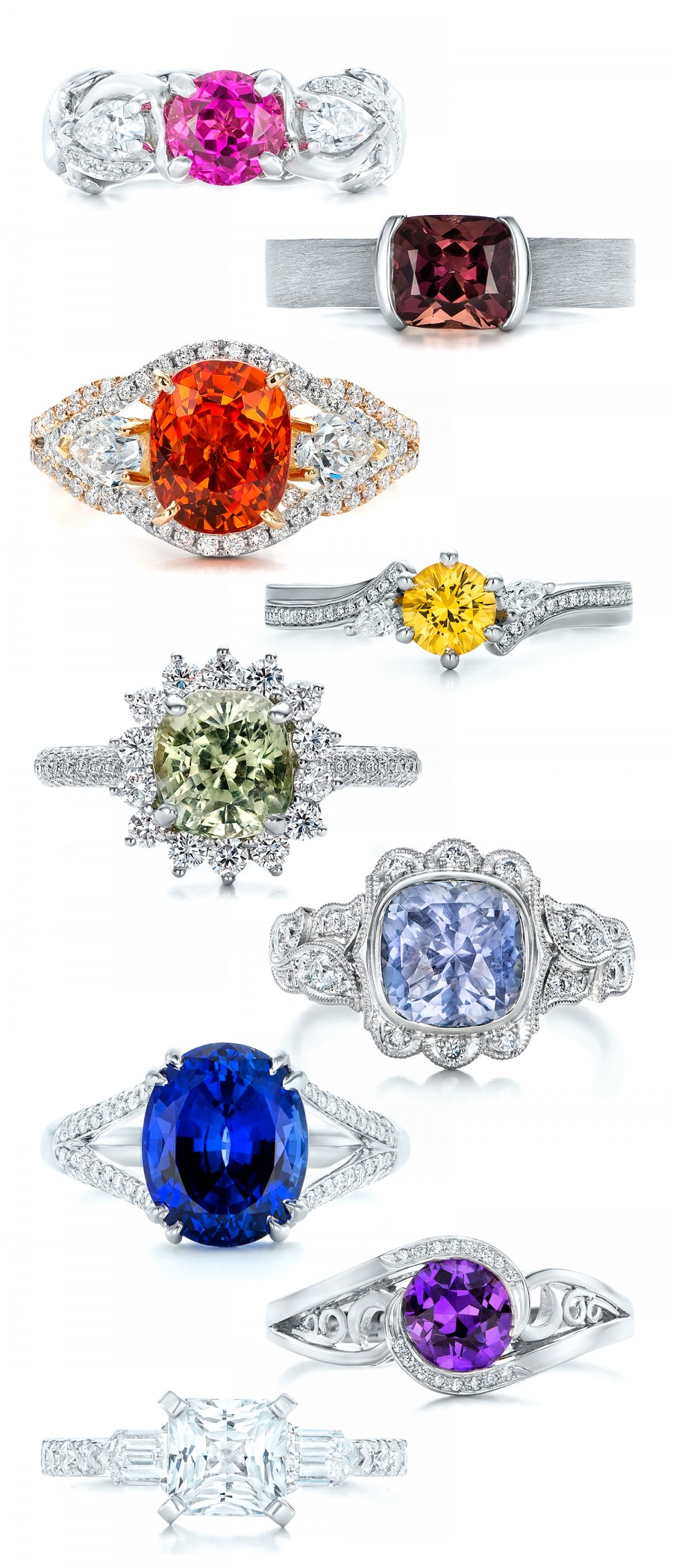 All Sapphire Colors Joseph Jewelry 