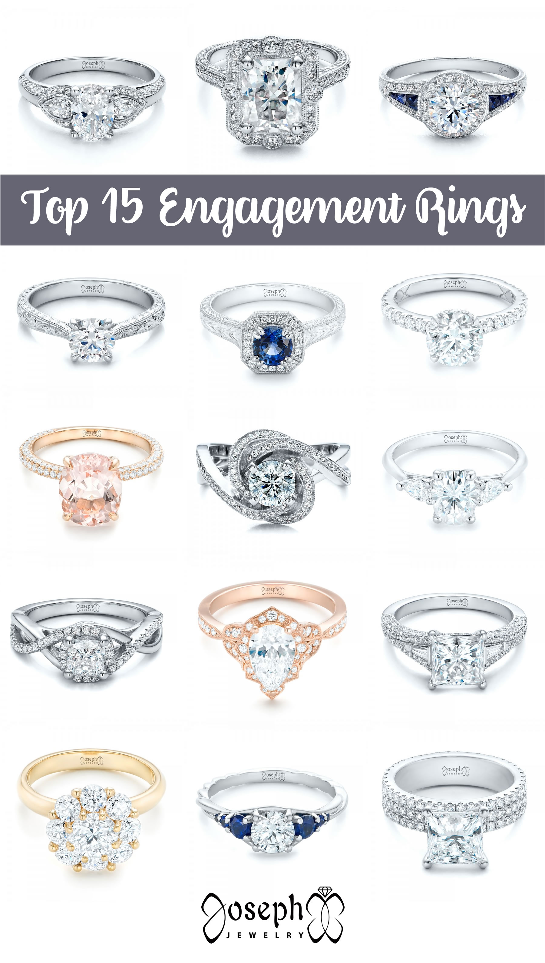Joseph Jewelry Top 15 Engagement Rings