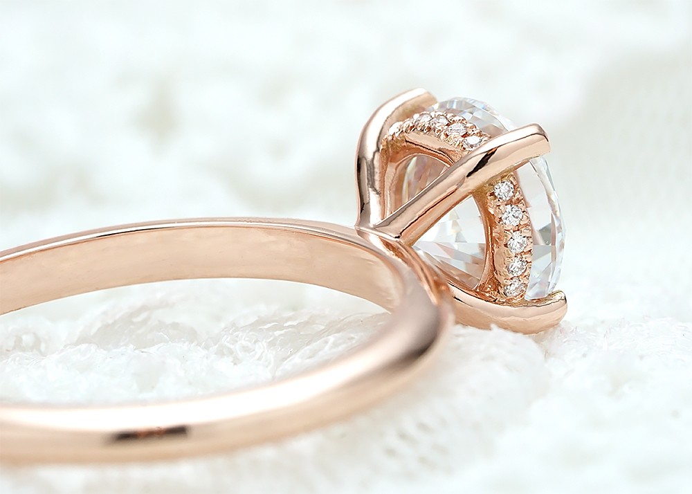 21 Delightful Rose Gold Engagement Rings - Image