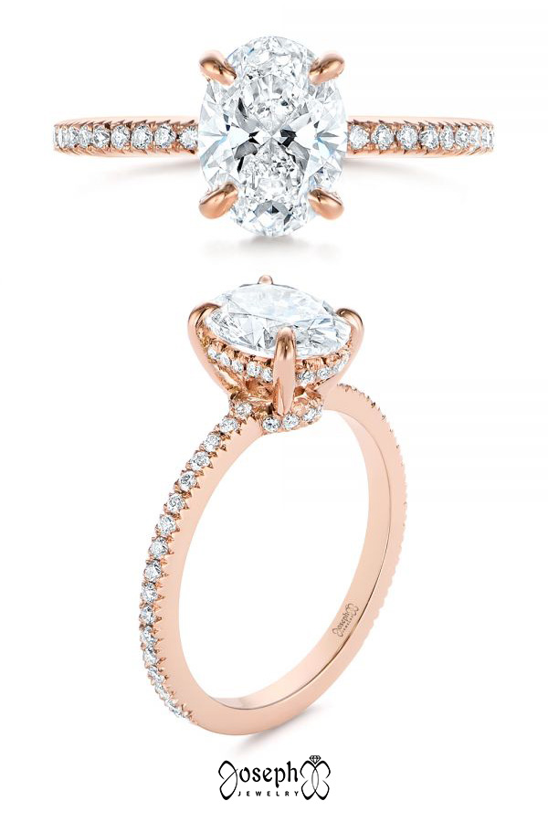 Classic Oval Diamond Engagement Ring