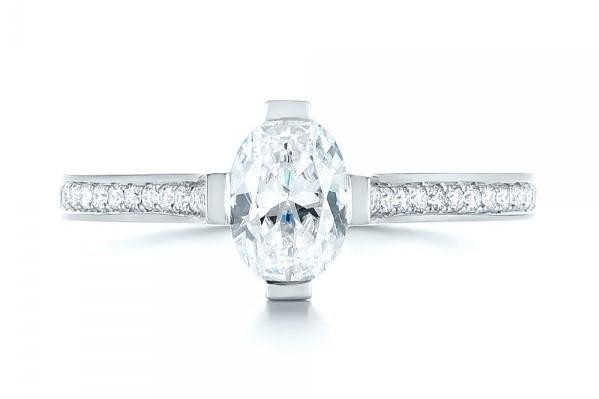 Oval Diamond Engagement Ring