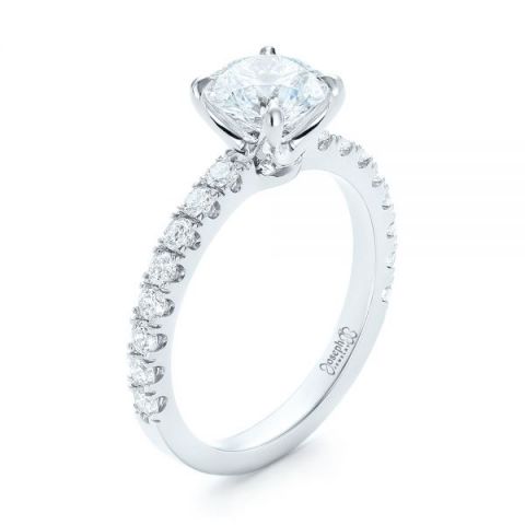 Low Profile - Custom Classic Diamond Engagement Ring