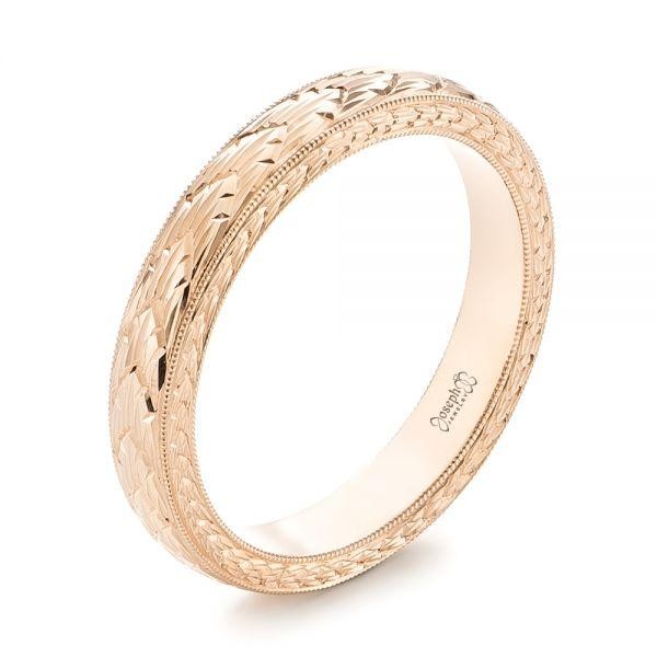 Hand-engraved Women's Wedding Band