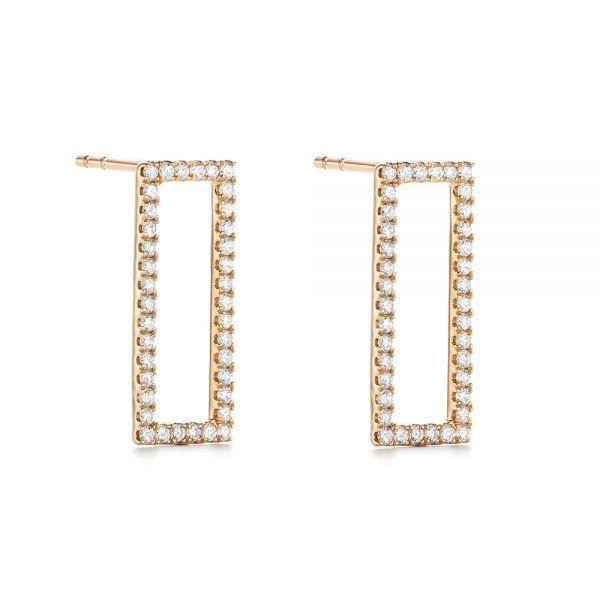 Modern Diamond Earrings