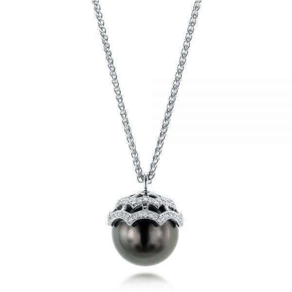 Pearl And Diamond Pendant