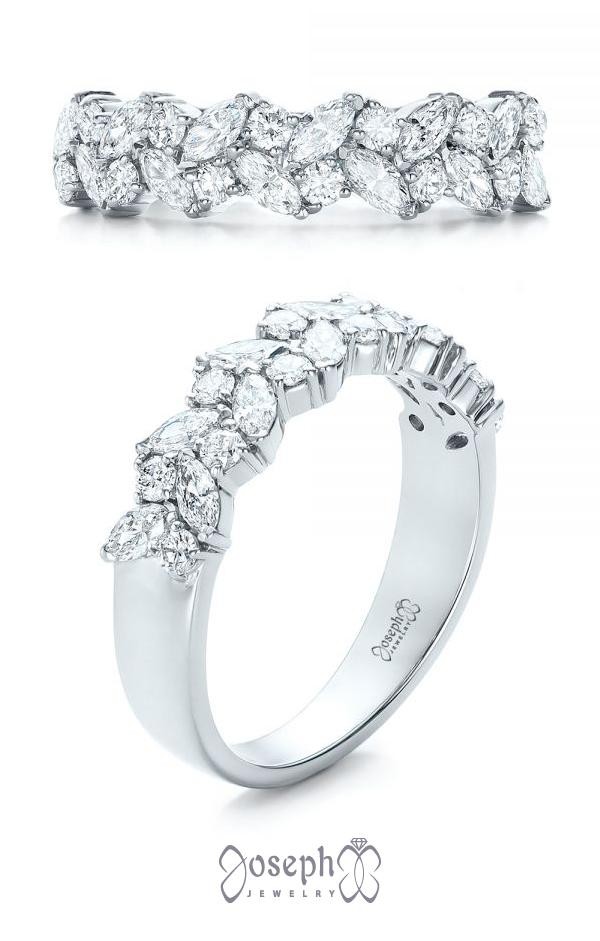Cluster Diamond Wedding Ring