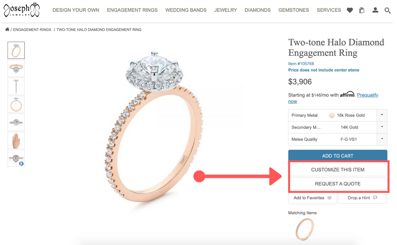 Custom Engagement Rings Online - Design Your Own