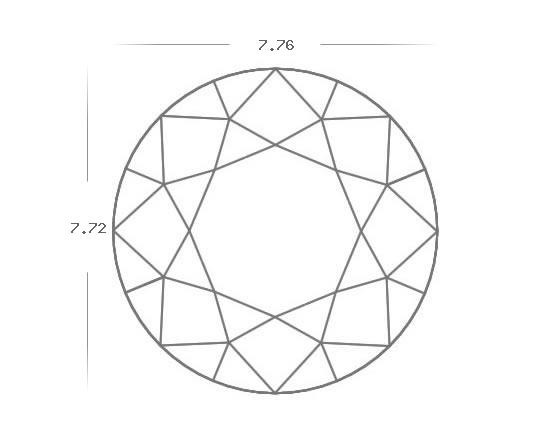 Round Diamond dimensions