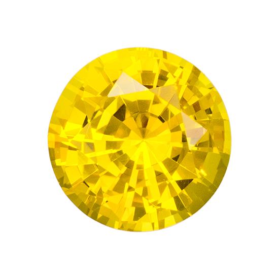 0.88 carat Round Sapphire - Gemstone 
