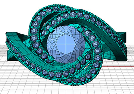 Custom Jewelry Design Process - CAD