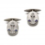 Anchor Cufflinks - Three-Quarter View -  100736 - Thumbnail