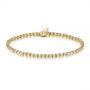 14k Yellow Gold 14k Yellow Gold 2 Carat Diamond Tennis Bracelet - Three-Quarter View -  104119 - Thumbnail