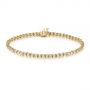 14k Yellow Gold 14k Yellow Gold 2 Carat Diamond Tennis Bracelet - Three-Quarter View -  104119 - Thumbnail