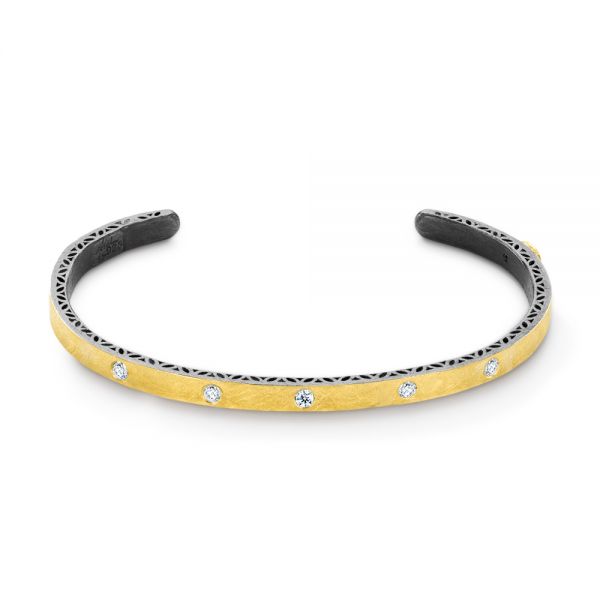 Champagne Diamond Cuff Bracelet - reference design