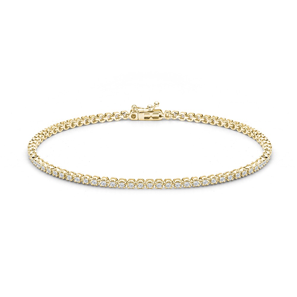 Classic Four-Prongs Diamond Tennis Bracelet - Image