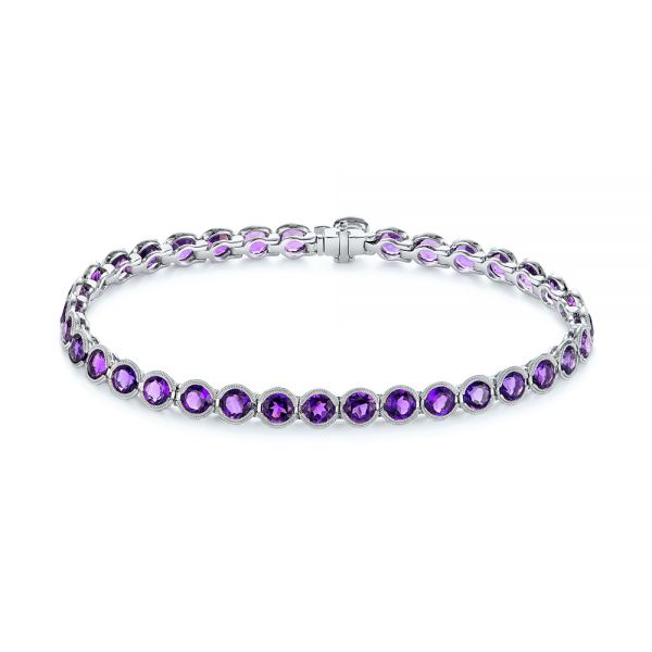 Contemporary Amethyst Bracelet - Image