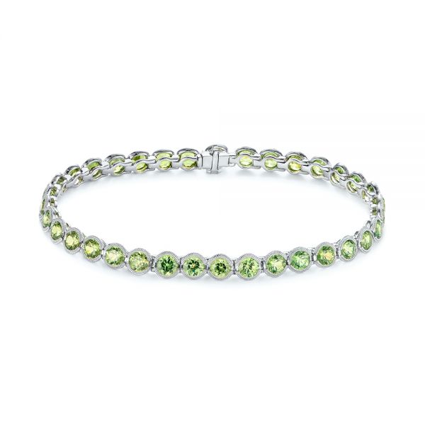 Demantoid Garnet Eternity Bracelet - Image