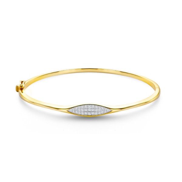 Diamond Bangle Bracelet - Image