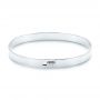  Platinum Platinum Diamond Bangle - Three-Quarter View -  106849 - Thumbnail
