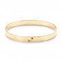  Yellow Gold Yellow Gold Diamond Bangle - Three-Quarter View -  106845 - Thumbnail