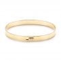 18k Yellow Gold 18k Yellow Gold Diamond Bangle - Three-Quarter View -  106849 - Thumbnail