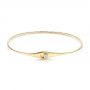 18k Yellow Gold 18k Yellow Gold Flexible Diamond Bracelet - Three-Quarter View -  106850 - Thumbnail