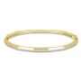 18k Yellow Gold 18k Yellow Gold Geometric Diamond Bangle - Three-Quarter View -  107756 - Thumbnail