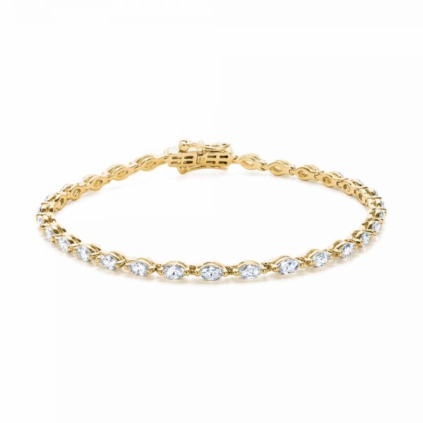 Marquise Diamond Tennis Bracelet - Image