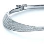  14K Gold 14K Gold Micro-pave Diamond Bracelet - Side View -  1374 - Thumbnail