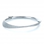  14K Gold 14K Gold Micro-pave Diamond Bracelet - Three-Quarter View -  1374 - Thumbnail