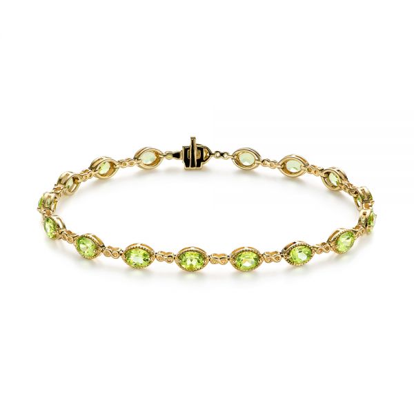 Peridot Infinity Bracelet - Image